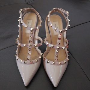 Valentino 'Rockstud' T strap